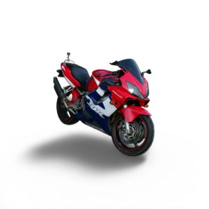 kit Stickere Moto compatibile Honda Cbr 600 f4i rosu alb argintiu + albastru