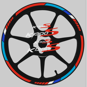 Rim stripes moto customizabile honda yamaha suzuki kawasaki bmw r17 model 7 k1300s