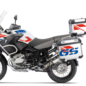 Kit stickere moto gs1200 custom rosu- albastru