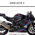 Kit stickere compatibile BMW S1000 rr model 2009 - 2018 Customizabile