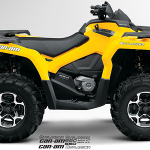 Kit stickere atv inscriptii can am outlander 650 customizabile autocolant