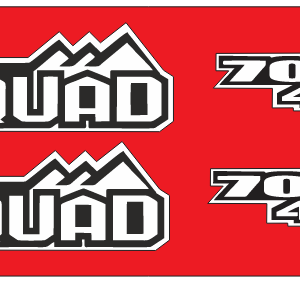 Kit stickere atv suzuki kingquad 700