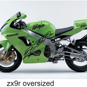 Kit stickere compatibile kawasaki zx9r 2002 oversized customizabil