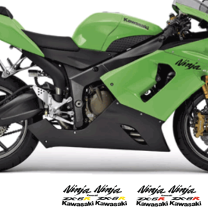 Kit stickere compatibile kawasaki ninja zx6r 2006 customizabile 636