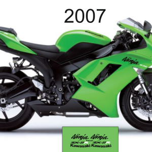 Kit stickere compatibile kawasaki ninja zx6r 2007 customizabile 636