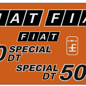 Kit stickere tractor Fiat 500 DT  special  2