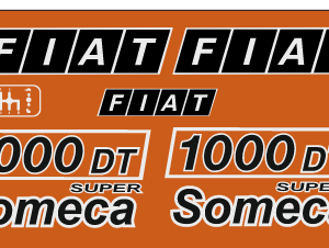 Kit stickere tractor Fiat 1000 dt someca