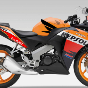 Kit stickere compatibile Honda cbr  125r model 2011–2016 Repsol