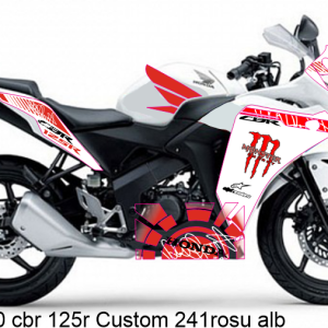 Kit stickere compatibile Honda cbr  125r model 2011–2016 Custom