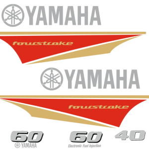 Yamaha 60 / 40 fourstroke  stickere barci Customizabile