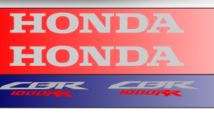 Kit mic stickere compatibile Honda cbr 1000rr 2022 customizabil