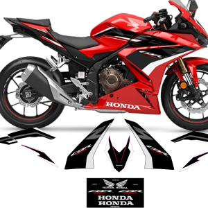 Kit stickere compatibile Honda cbr 500r 2022 kit complet customizabil